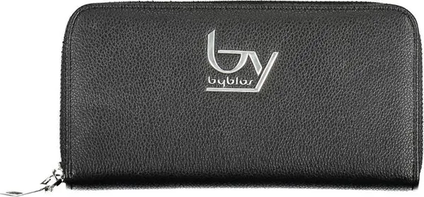 Black Polyurethane Women Wallet