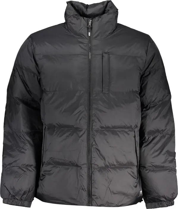 Black Polyester Men's Jacket