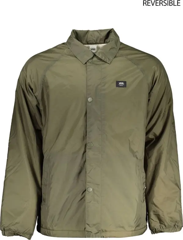 Green Nylon Men's Jacket
