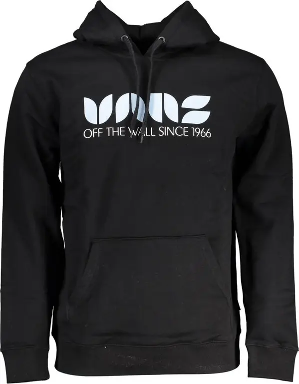 Black Cotton Men's Sweatshirt