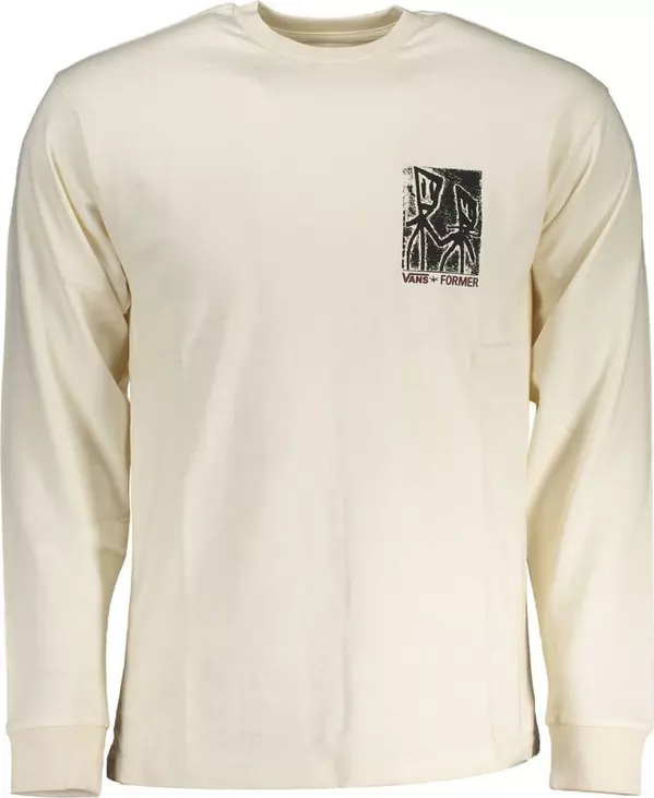 White Cotton Men's T-Shirt