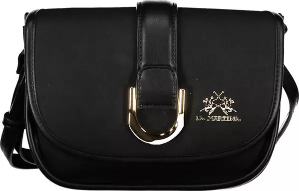 Nero Polyurethane Women Shoulder Bag