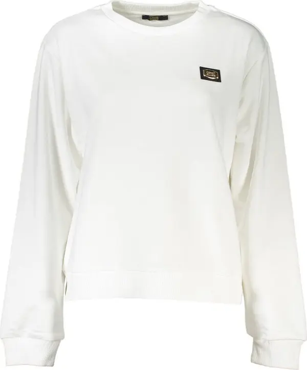 Bianco Cotton Women Sweatshirt