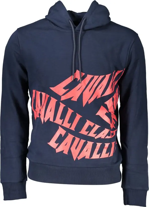 Blue Cotton Men's Sweatshirt