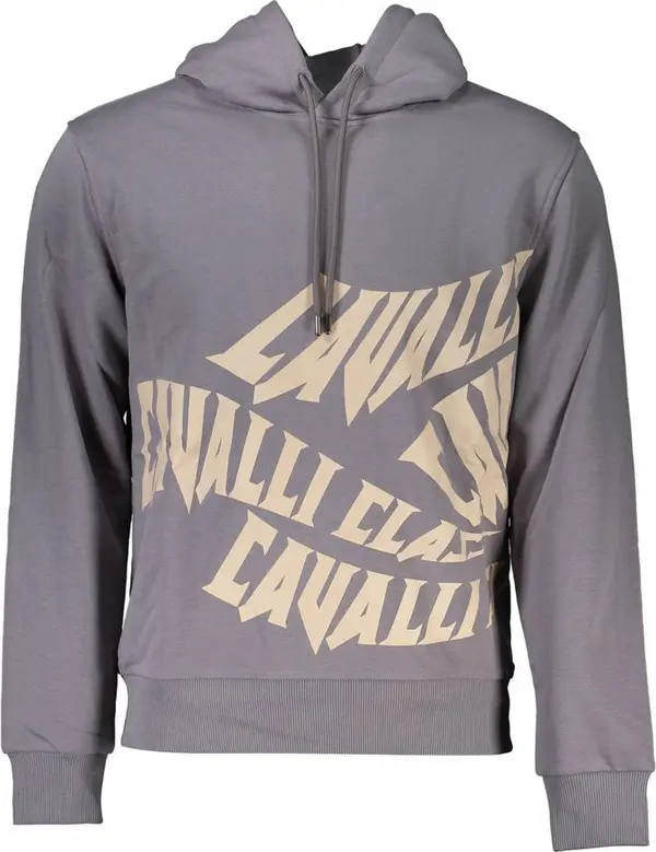 Gray Cotton Men Sweater