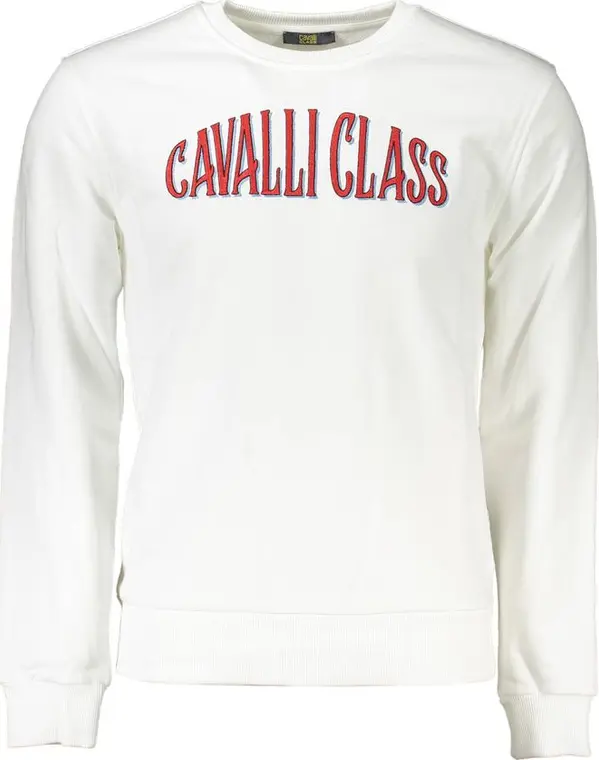 Bianco Cotton Men Sweatshirt