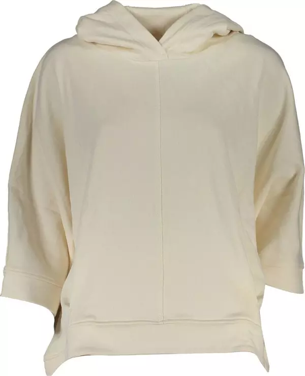 Bianco Cotton Women Sweatshirt