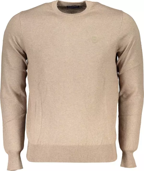 Beige Poliammide Men's Sweater