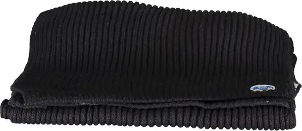 Black Cotton Men Scarf
