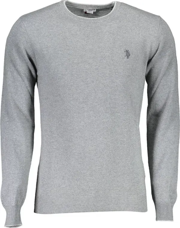 Gray Wool Men's Sweater