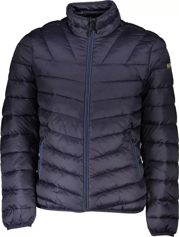 Blue Polyamide Men's Jacket
