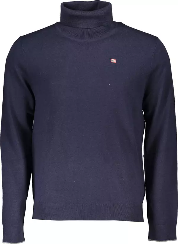 Blue Tessuto Men Sweater