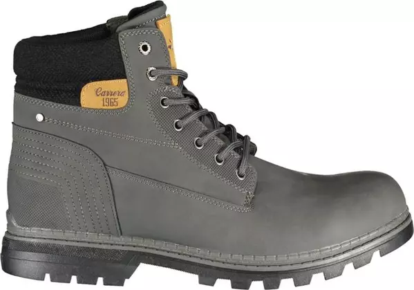 Grey Polyurethane Men's Boot