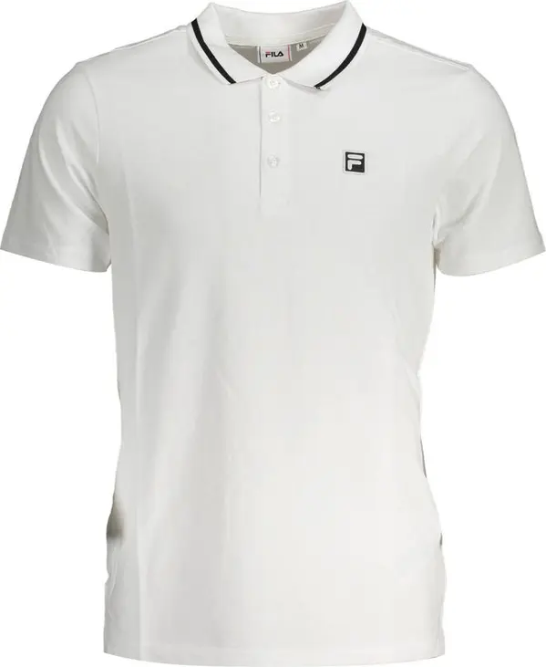 White Cotton Mens Polo Shirt