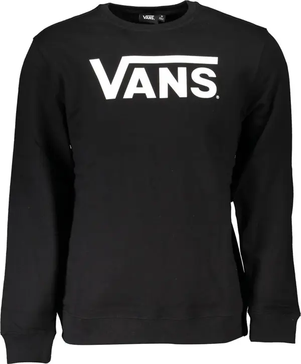 Black Cotton Men's Sweatshirt