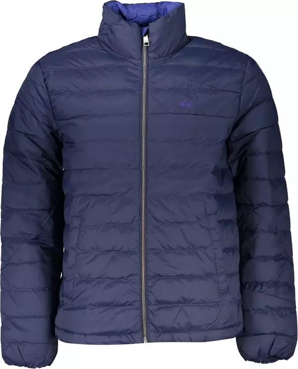 Blu Poliammide Men's Jacket