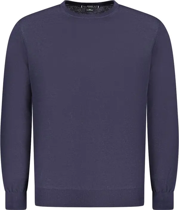 Blue Wool Men's Sweater