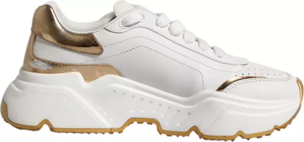 White Gold Daymaster Low Top Sneakers Shoes