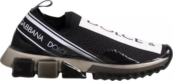 Black Sorrento Slip On Low Top Sneakers Shoes
