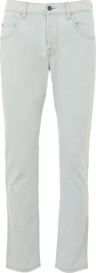 Blue Cotton Relaxed Fit Jeans