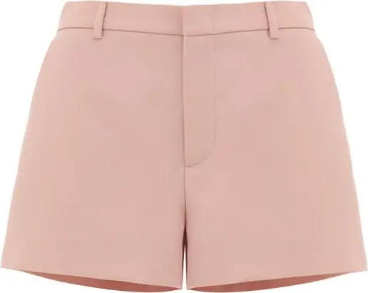 Pink Wool Shorts