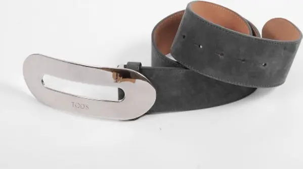 Beige Leather Regular Belt
