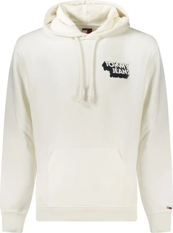White Cotton Men's Sweatshirt