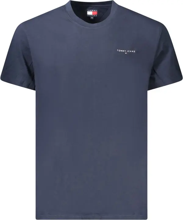 Blue Cotton Men's T-Shirt