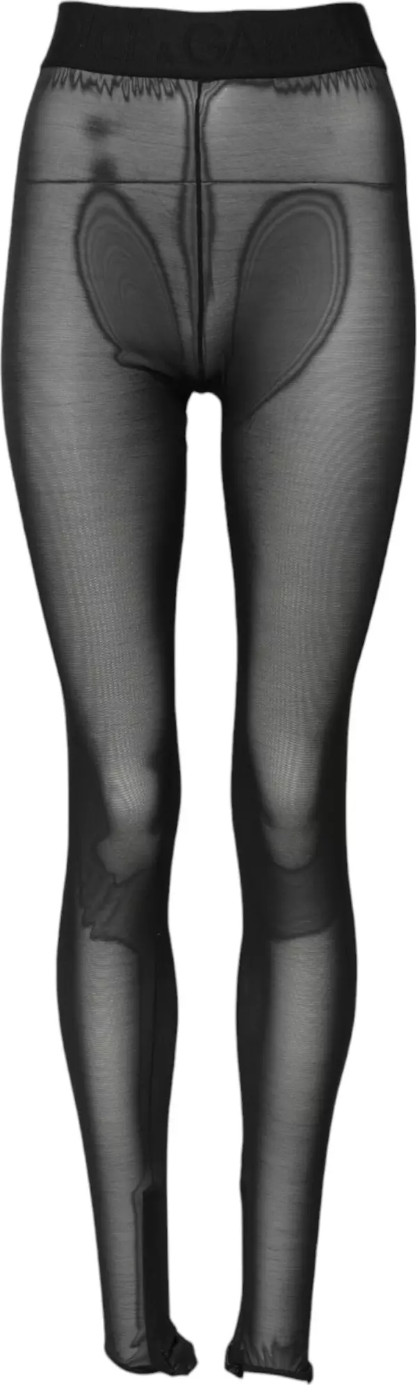 Black Nylon Leggings Stretch Pants