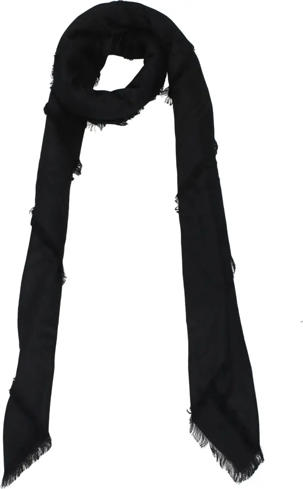 Black Viscose Foulard