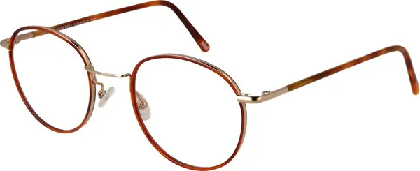 Orange Metal Glasses (Frames)