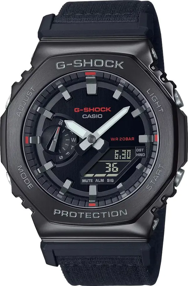 Black Fabric Sport Watch