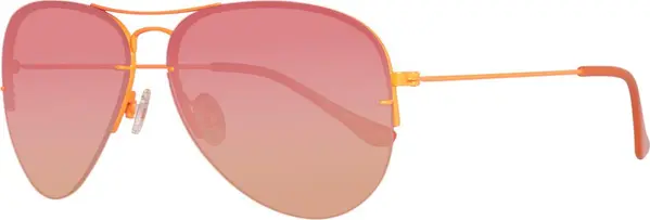 Orange Metal Sunglasses