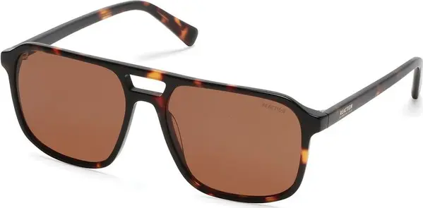Brown Injected Sunglasses