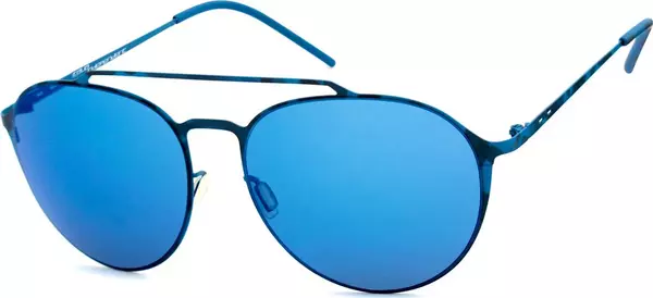 Blue Metal Sunglasses