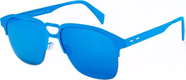 Blue Metal Sunglasses