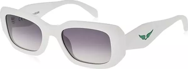 White Acetate Sunglasses