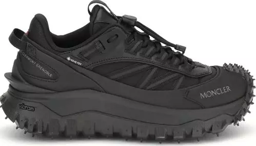 Black Calf Leather Bos Taurus Athletic Sneakers