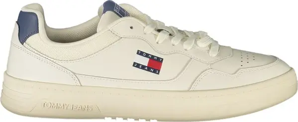 Bianco Polyurethane Men Sneaker