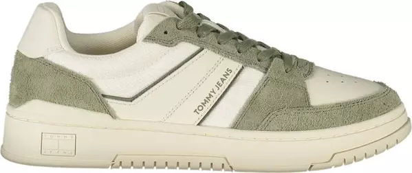 White Polyester Men Sneaker