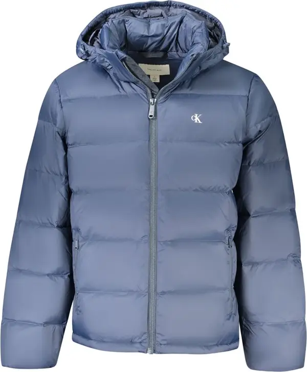 Blu Poliammide Men's Jacket