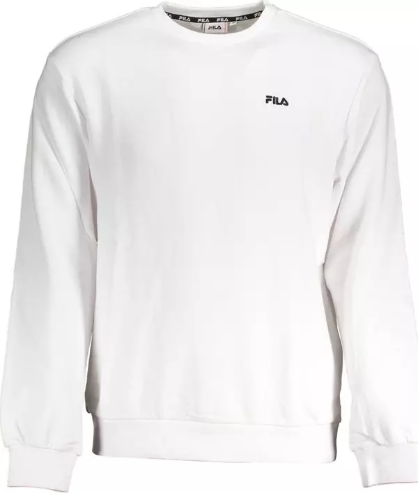 Bianco Cotton Men Sweatshirt