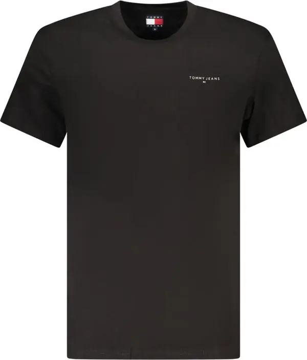 Black Cotton Men's T-Shirt