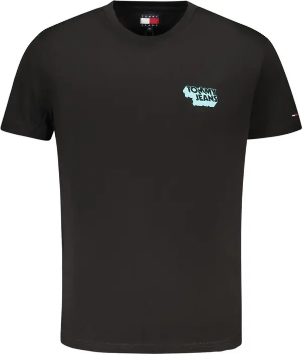 Black Cotton Men's T-Shirt