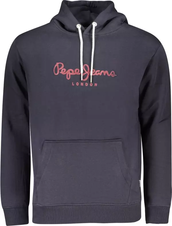 Blue Cotton Men's Sweatshirt
