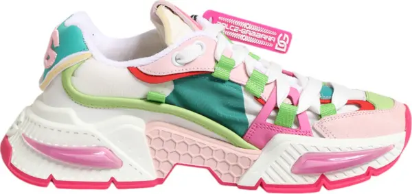 Multicolor Leather Airmaster Low Top Sneaker Shoes