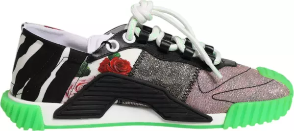 Multicolor DG Logo Leopard Cherry Sneaker Shoes