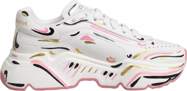 Multicolor Hand Painted DAYMASTER Sneaker Shoes