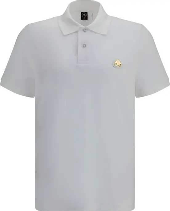 White Cotton Polo Shirt