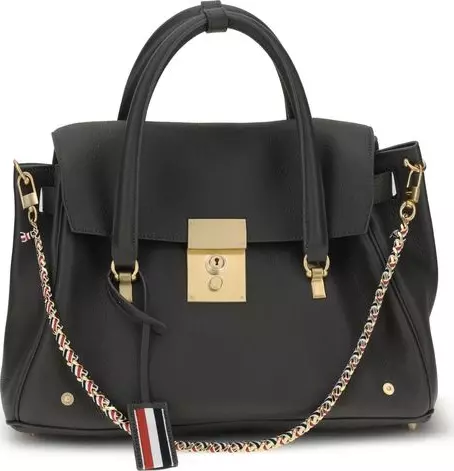 Gray Calf Leather Bos Taurus Handbag